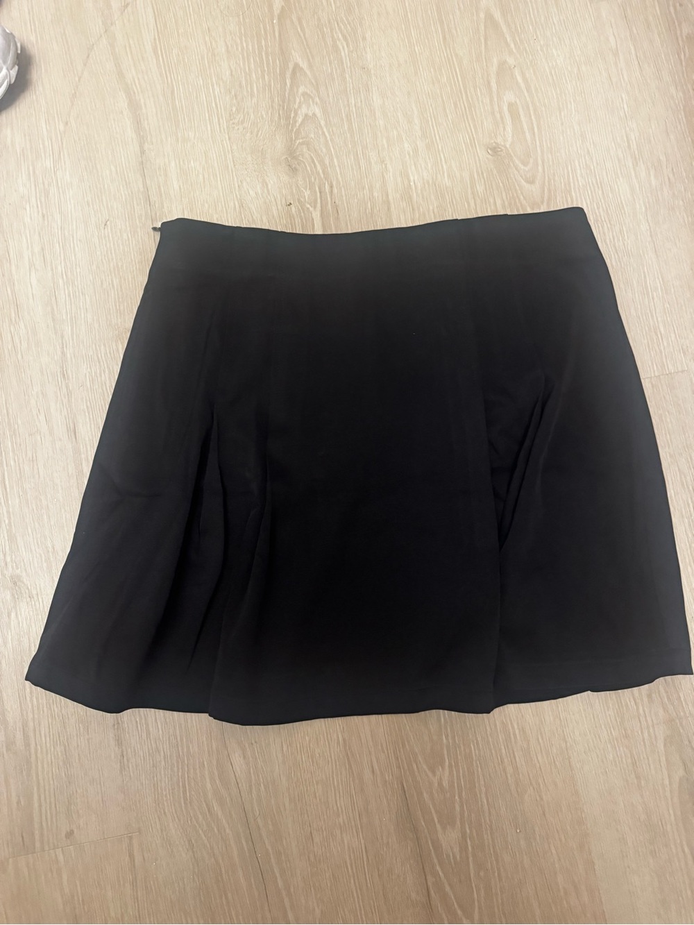 Cider Black Circle Skater Mini Skirt